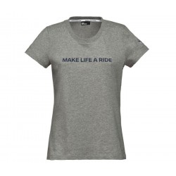 BMW Motorrad T-Shirt Make Life A Ride Γυναικείο Γκρι ΕΝΔΥΣΗ